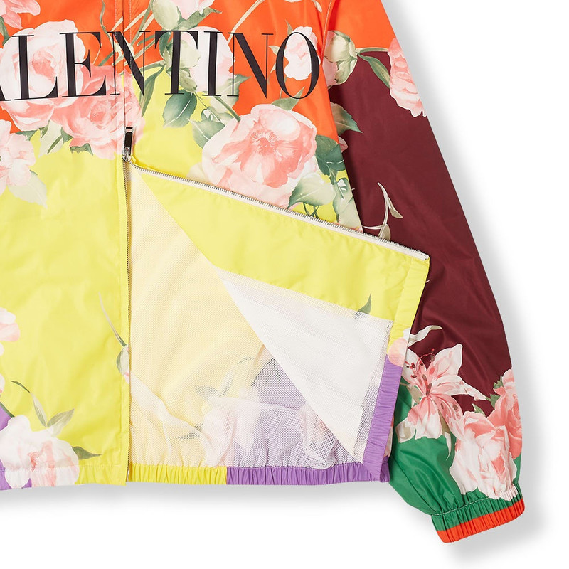 Valentino Valentino Floral Logo Windbreaker outlook