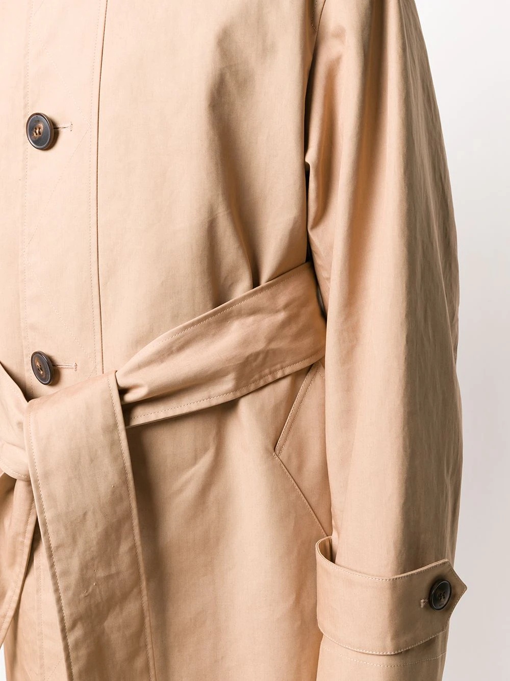 belted trench coat - 5