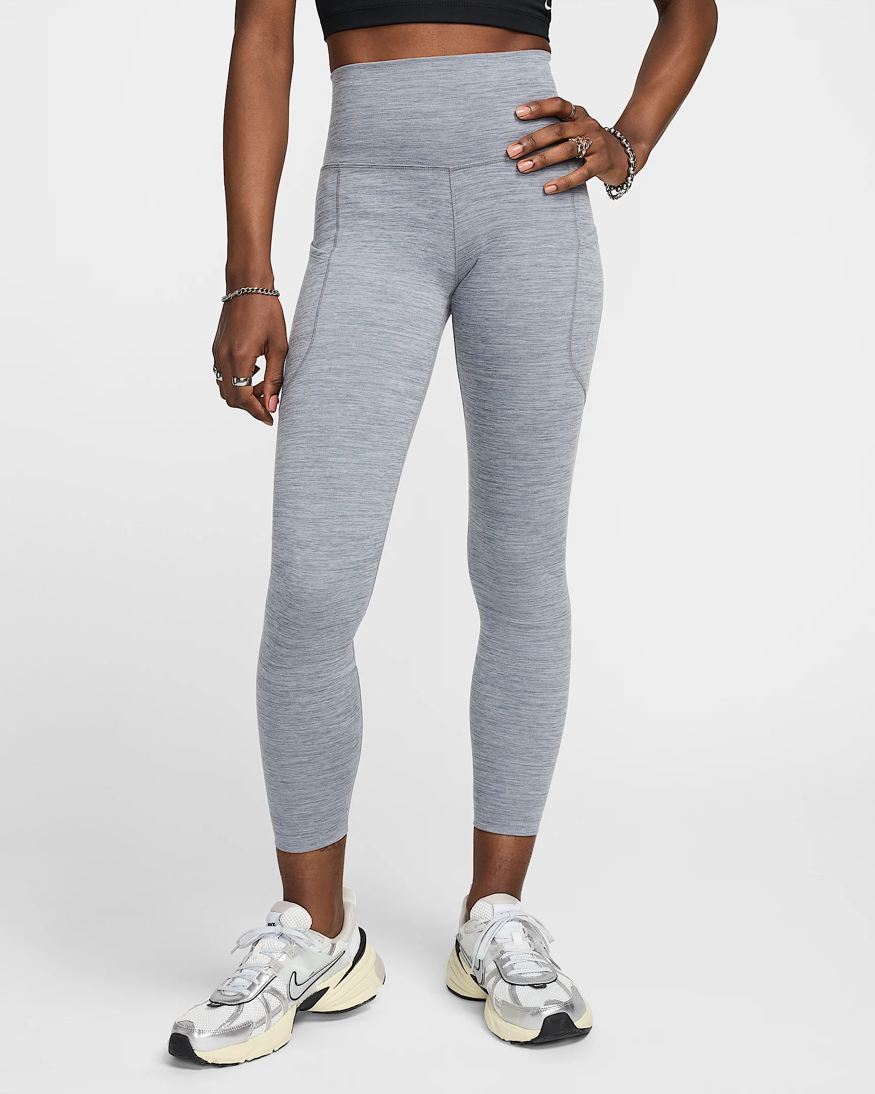 Nike One Women's High-Waisted 7/8 Leggings with Pockets - 1