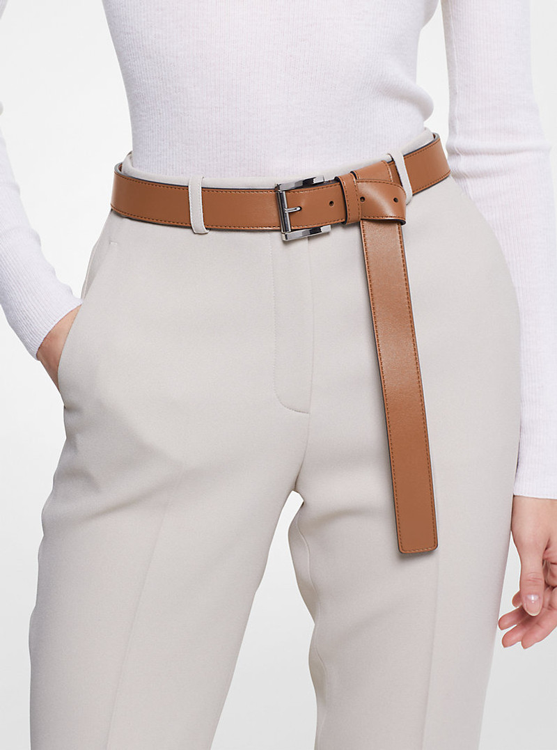 MICHAEL KORS Leather Trouser Belt outlook