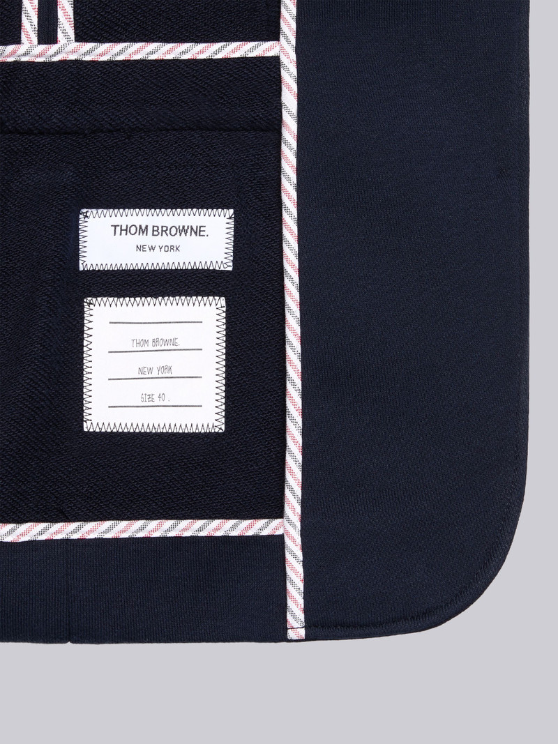 Navy Classic Loop Back Narrow Shoulder 4-Bar Jacket 6