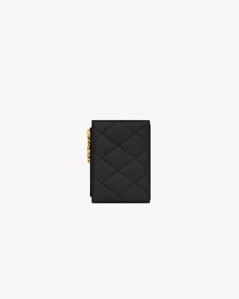 SAINT LAURENT CASSANDRE BIJOU BI-FOLD WALLET IN LAMBSKIN outlook