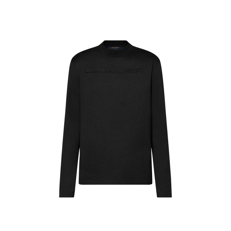 LV 3D Embroidered Long-Sleeved Tshirt 1