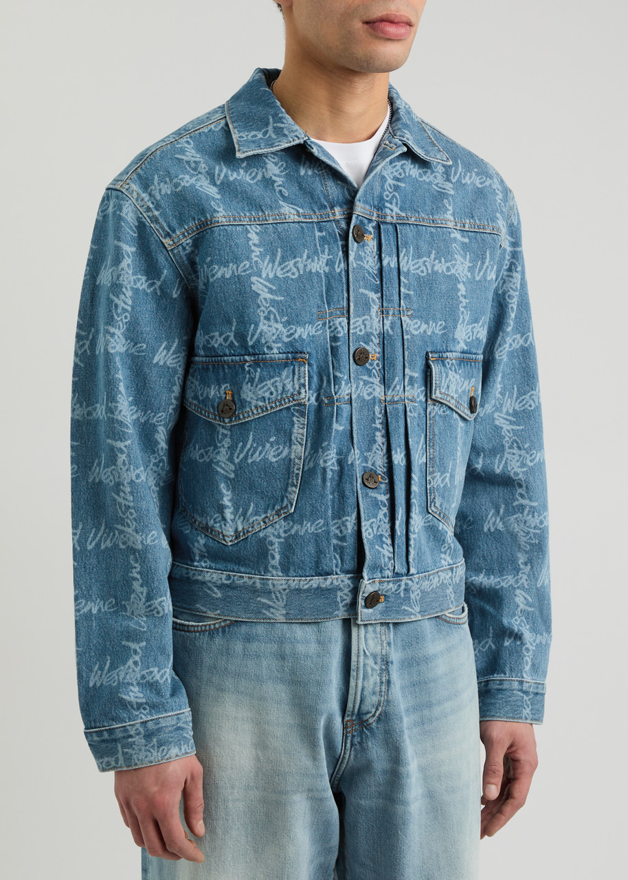 Vivienne Westwood Marlene Printed Denim Jacket - 2
