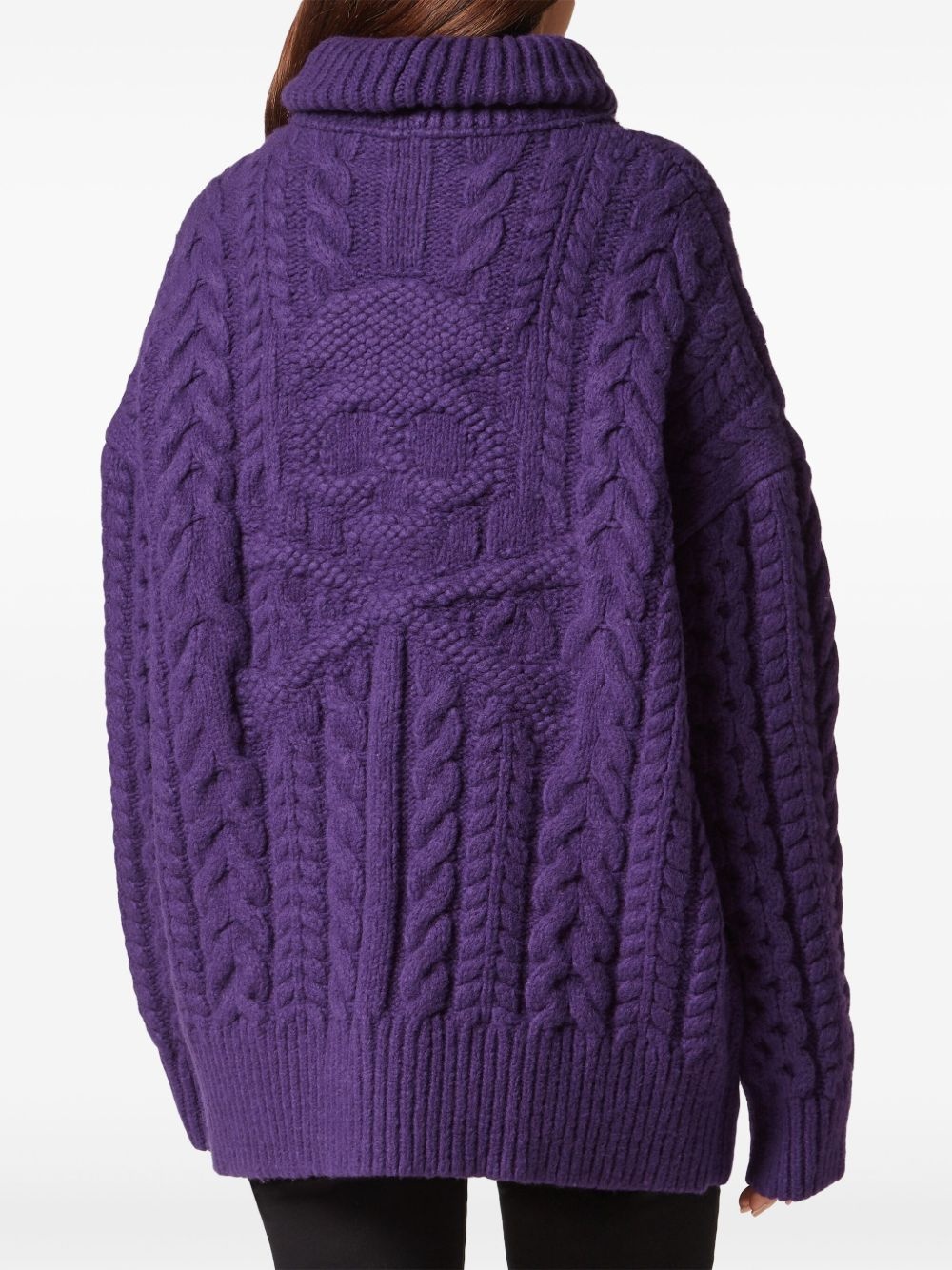 Skull&Bones turtleneck sweater - 2