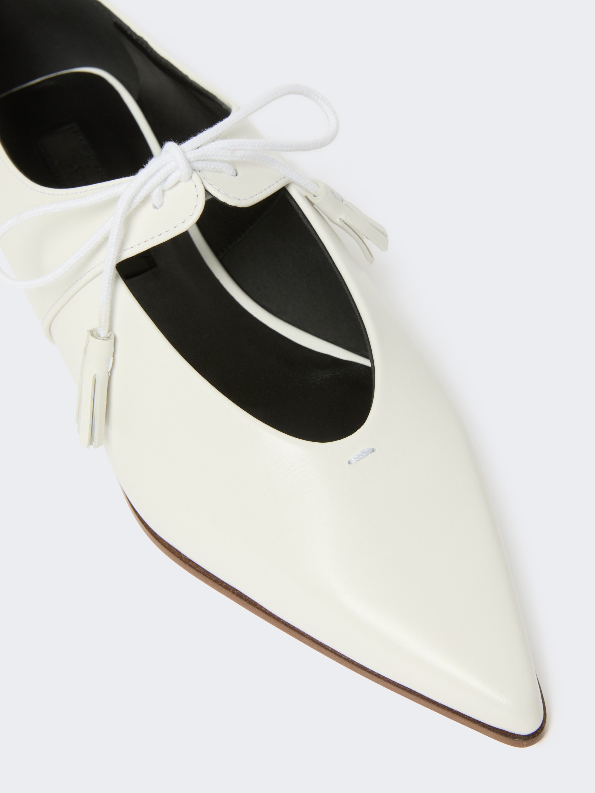 LACEUP Smooth leather ballet flats - 4