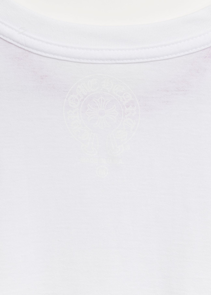 Chrome Hearts CH Neck Script White Purple Tee outlook