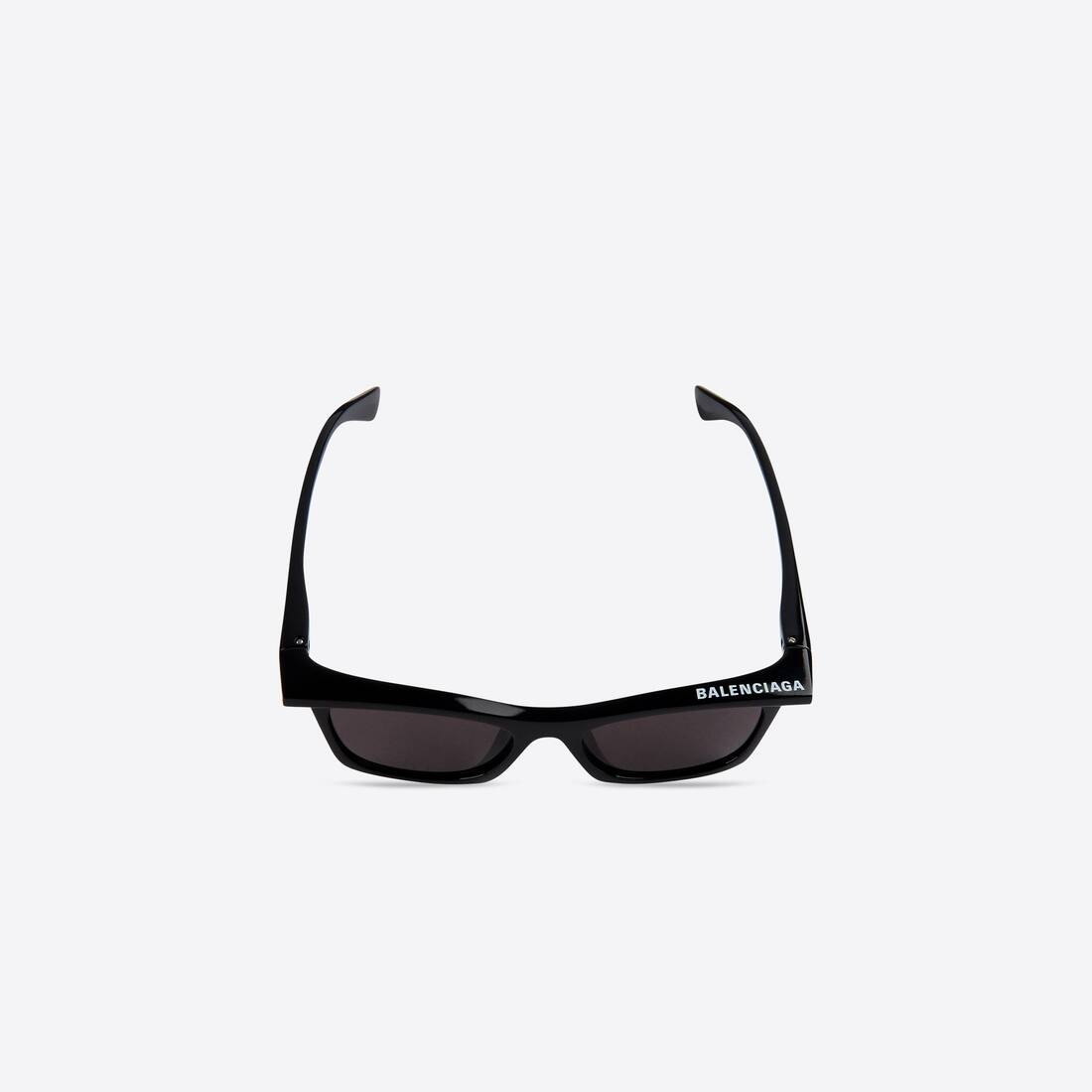 Rim Rectangle Sunglasses in Black - 5