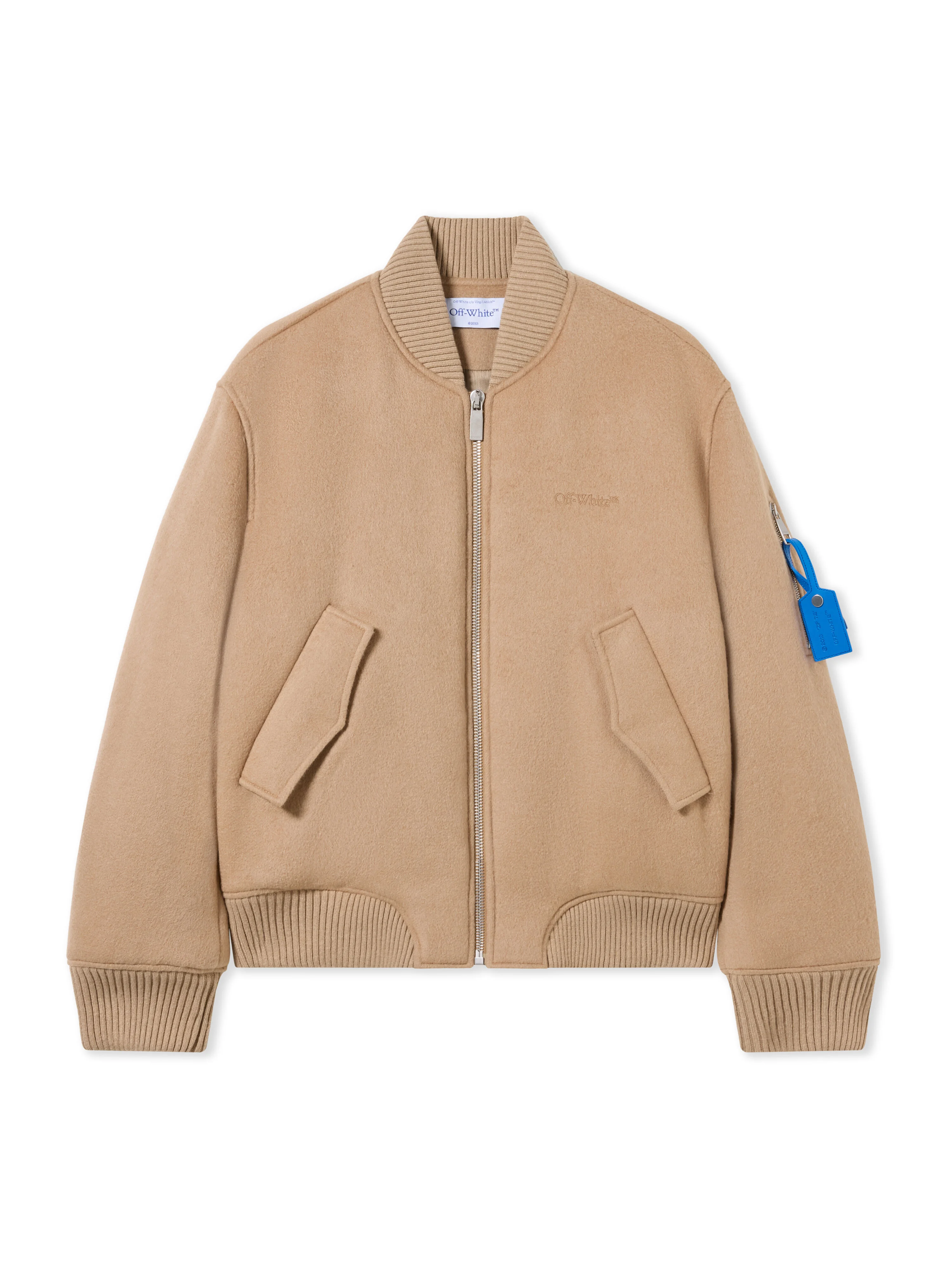 Quote Cashmere Bomber Jacket - 1