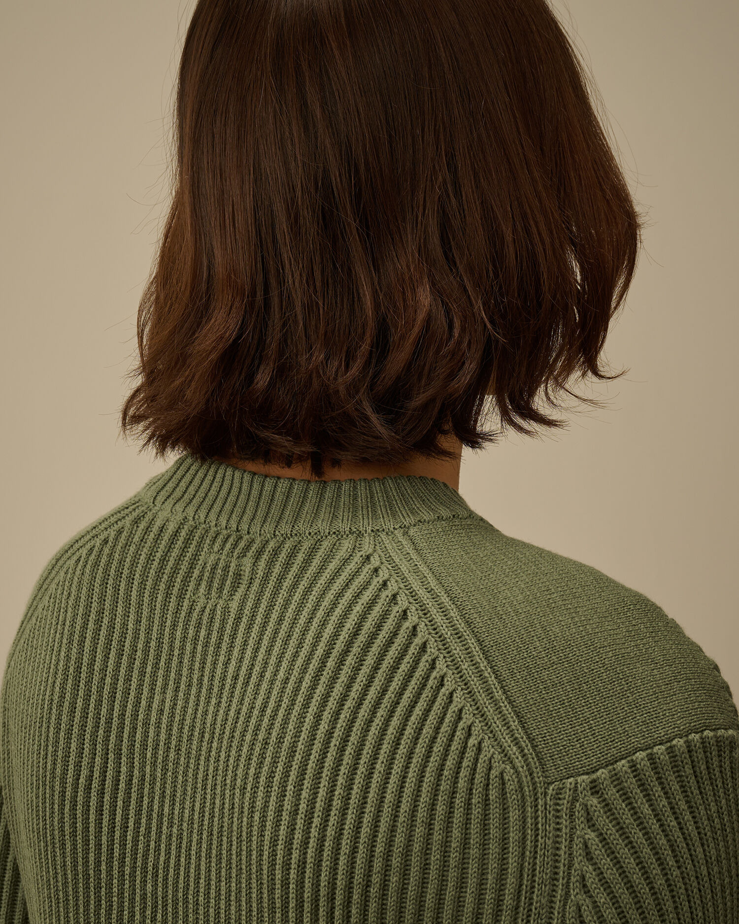 Re-Wool Crewneck Lens Sweater - 6