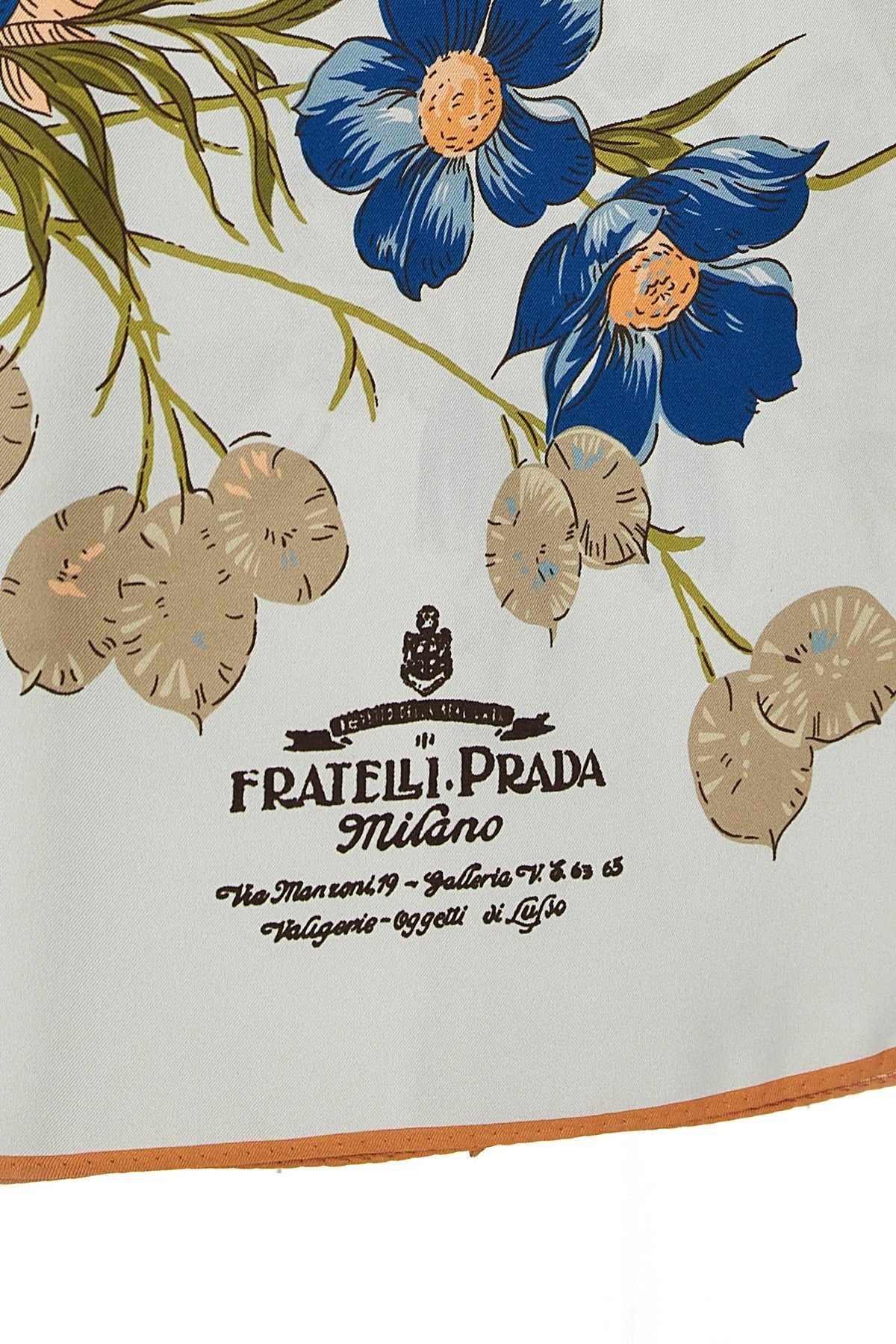 スカート Prada Printed silk twill skirt Prada Flower Twill Midi Skirt - Bergdorf Goodman