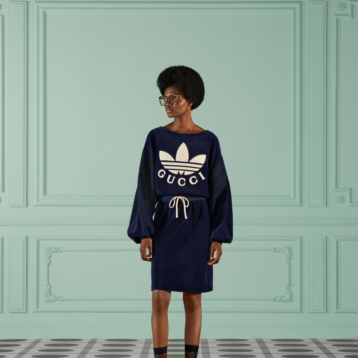 adidas x Gucci chenille dress - 6