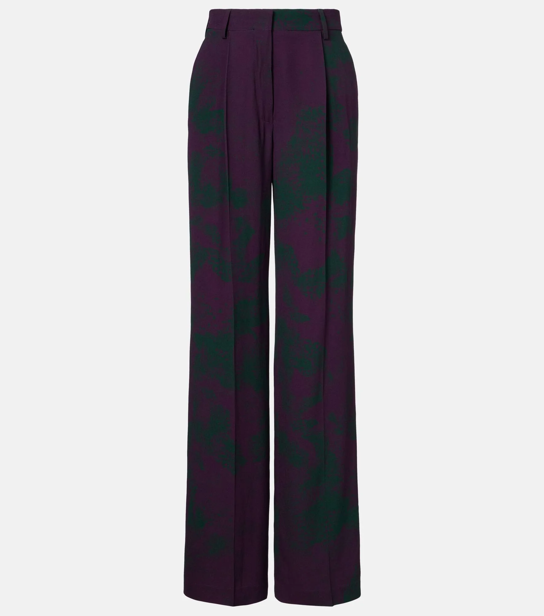 Printed wide-leg pants - 1
