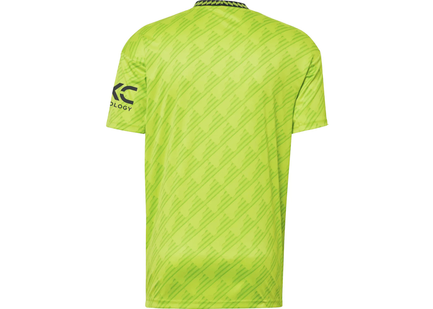 adidas Manchester United 22/23 Third Jersey Semi Solar Slime - 2