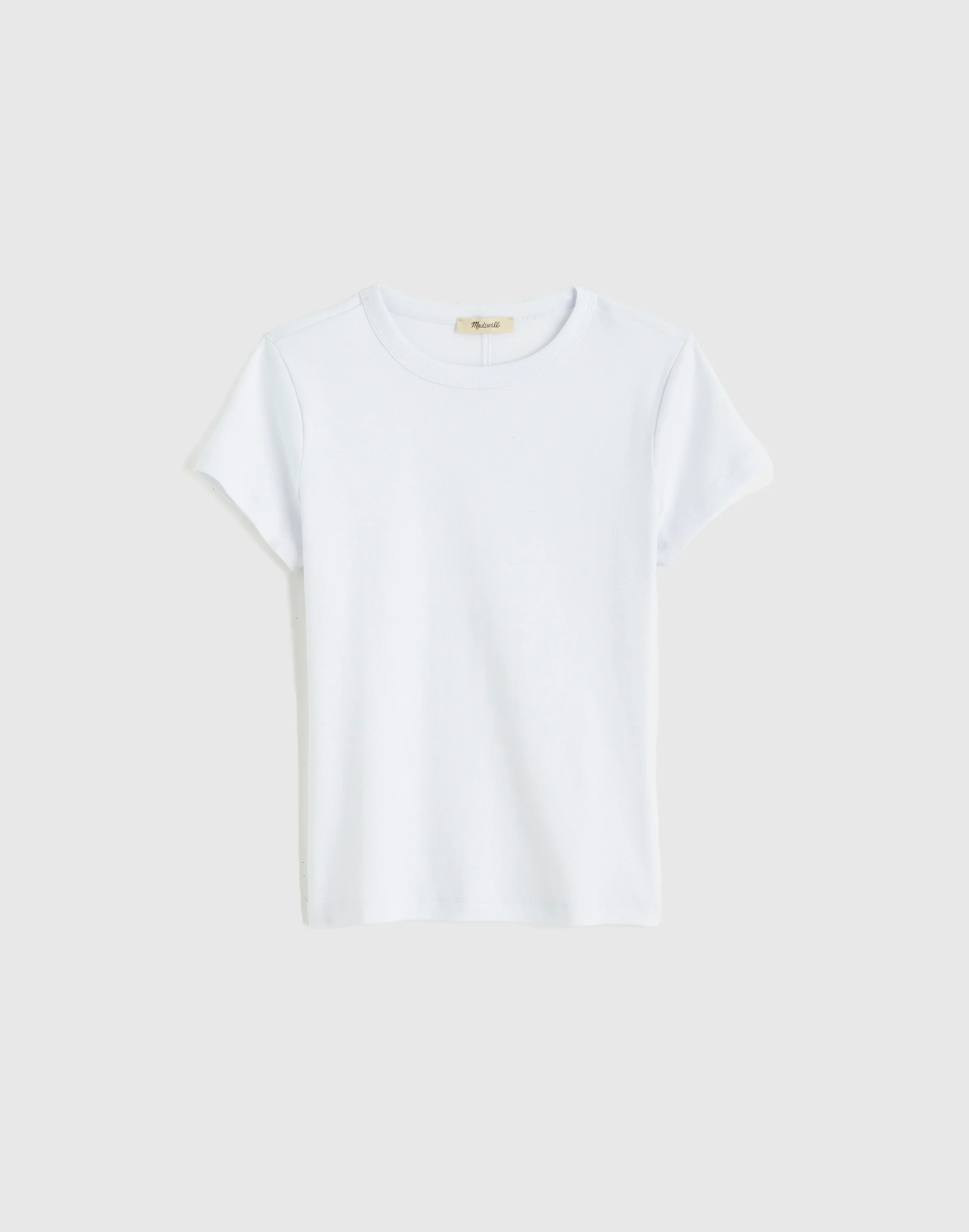 The '90s Crewneck Tee in Compact Cotton - 1