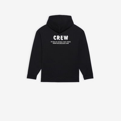 BALENCIAGA Crew Medium Fit Hoodie outlook