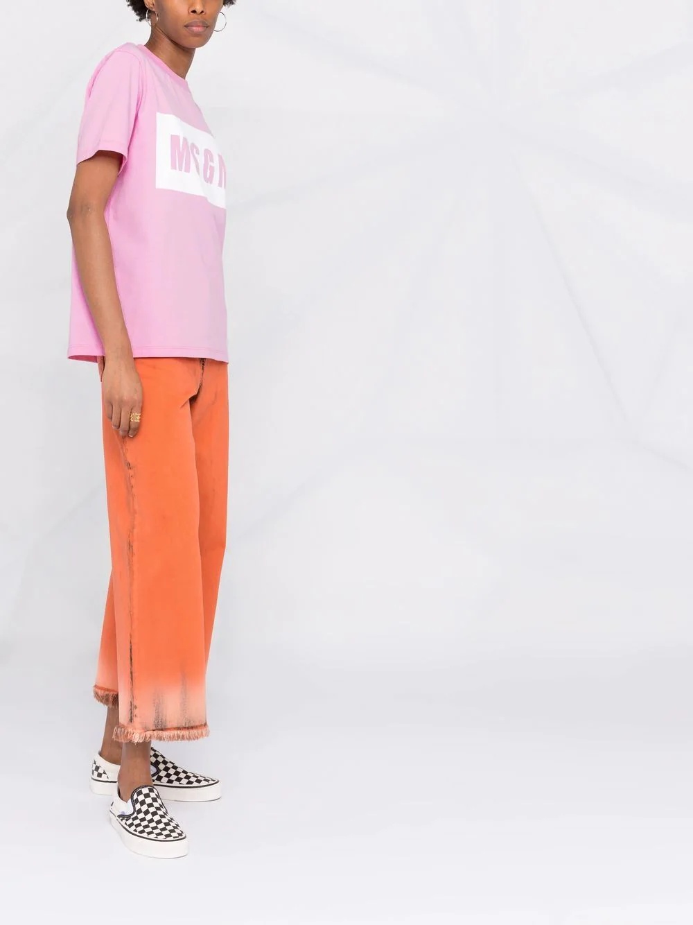 logo-print cotton T-shirt - 6