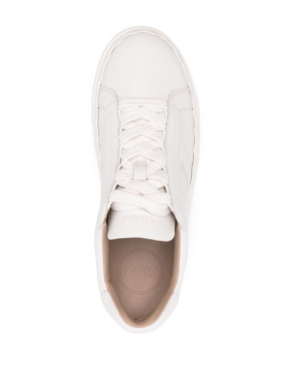 Lauren lace-up leather sneakers - 4