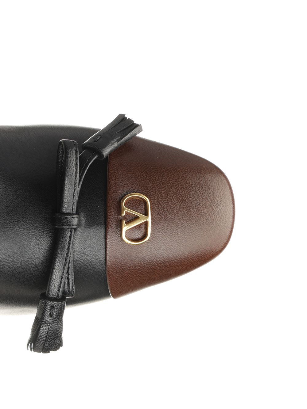 Bootie | Vg Valet Du Roi | T. 60 | Capretto/Antique Brass Logo Boots Black - 4
