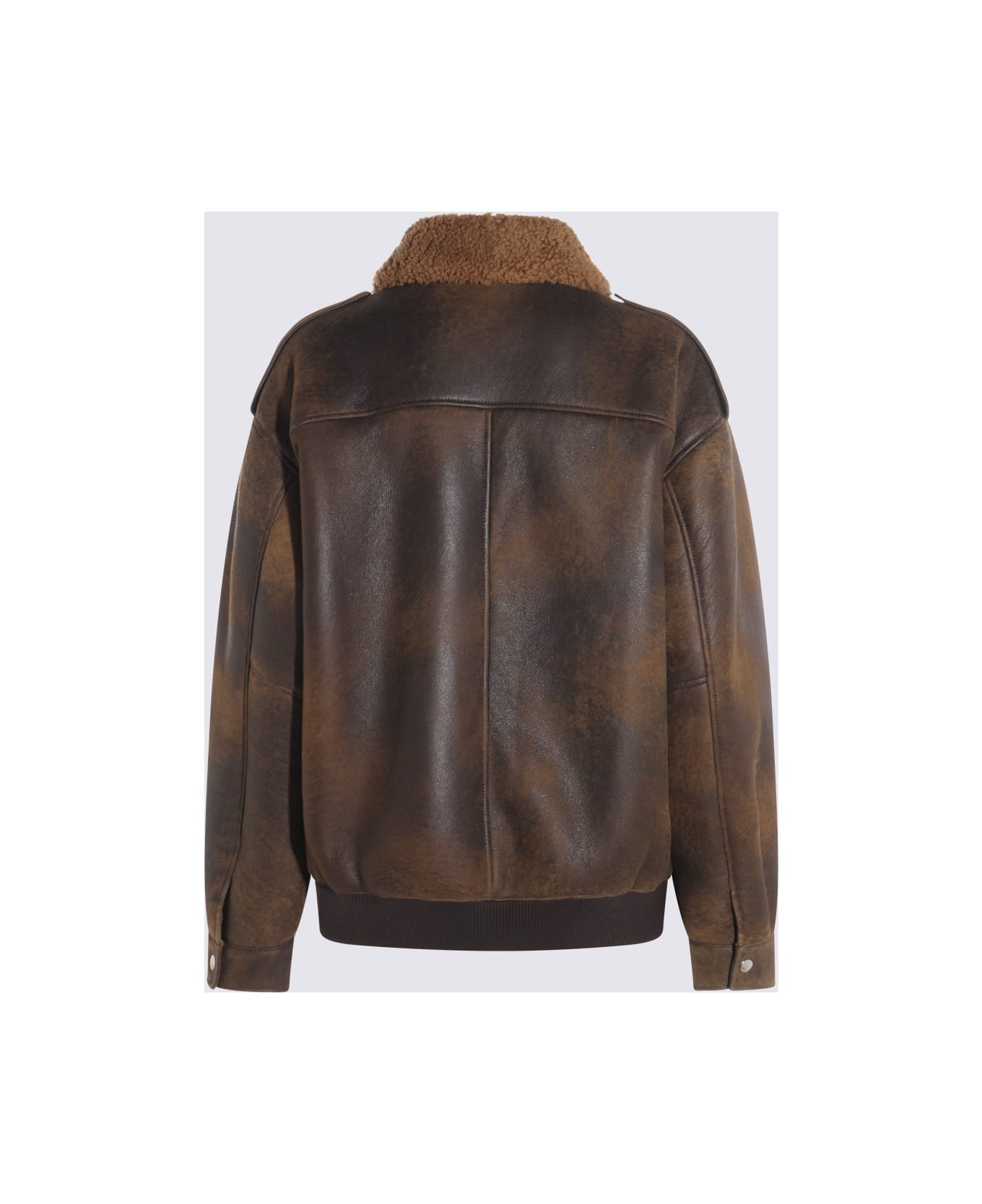Brown Leather Jacket - 2