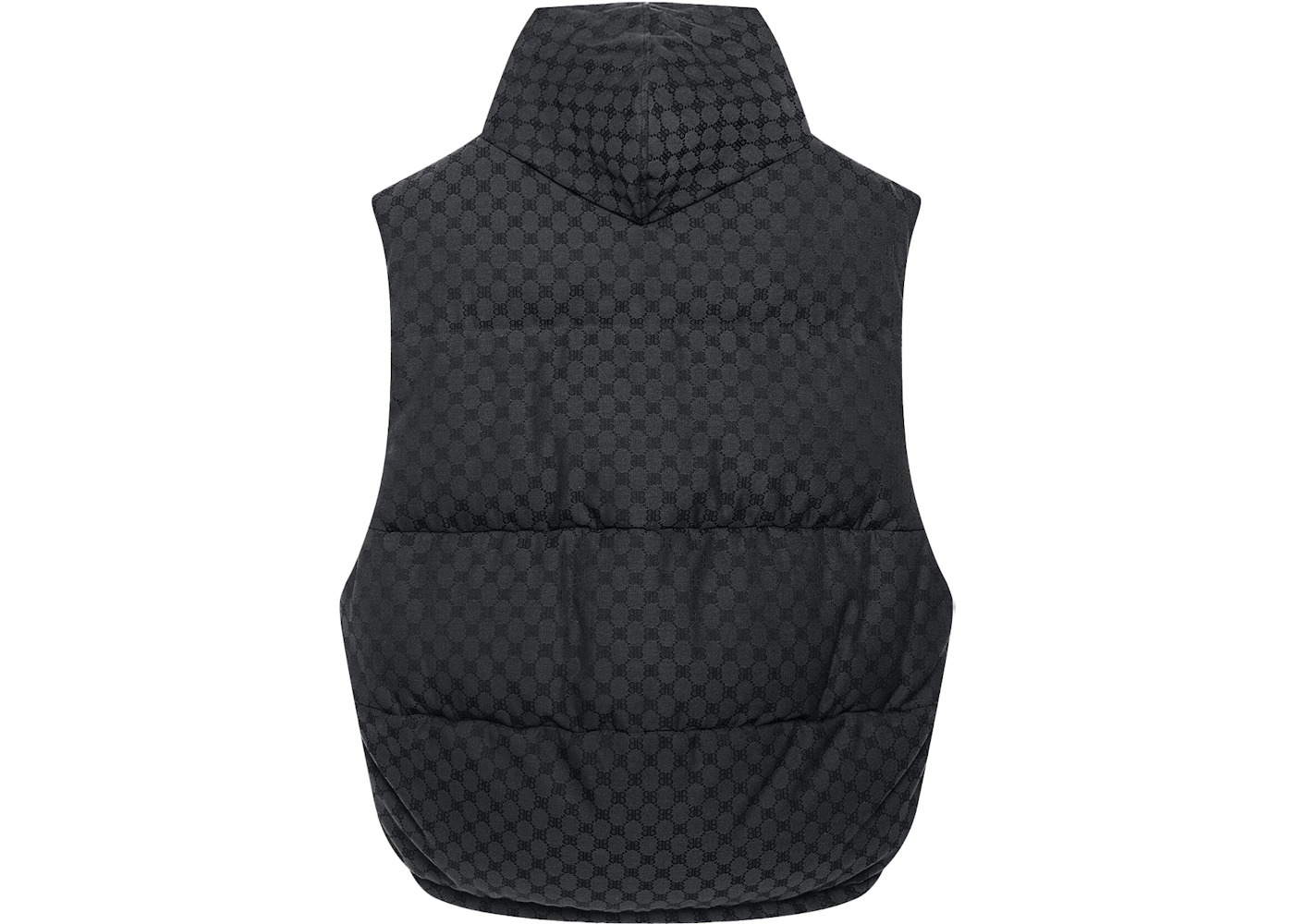 Gucci x Balenciaga The Hacker Project Hacker Cocoon Puffer Vest Black - 2