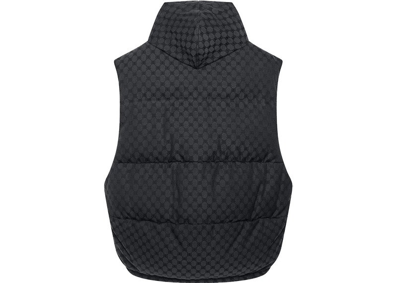 GUCCI Gucci x Balenciaga The Hacker Project Hacker Cocoon Puffer Vest Black outlook