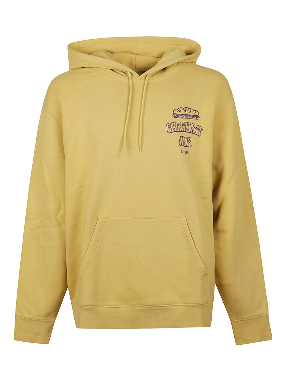 logo-print hoodie - 1
