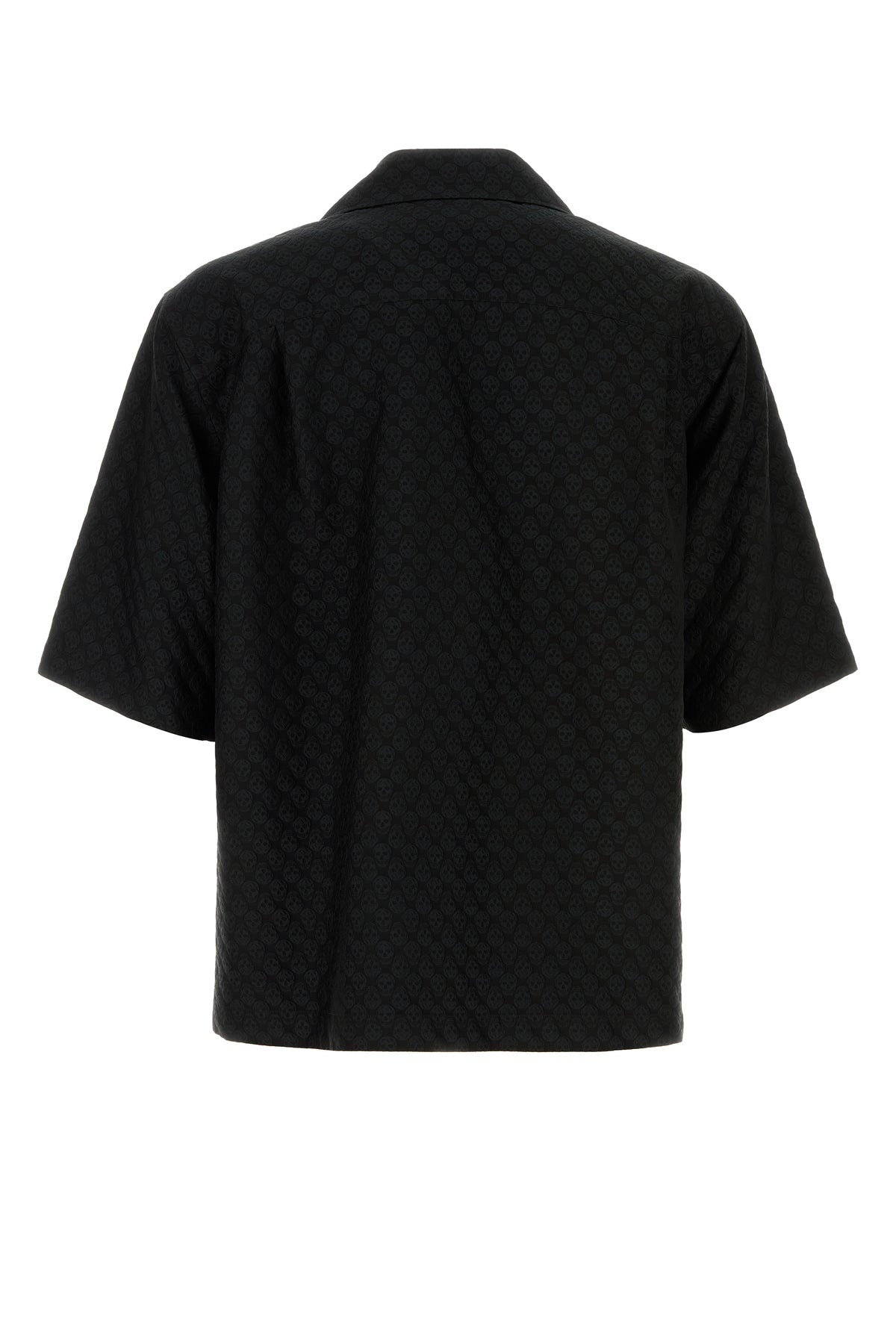 Black viscose blend shirt - 2