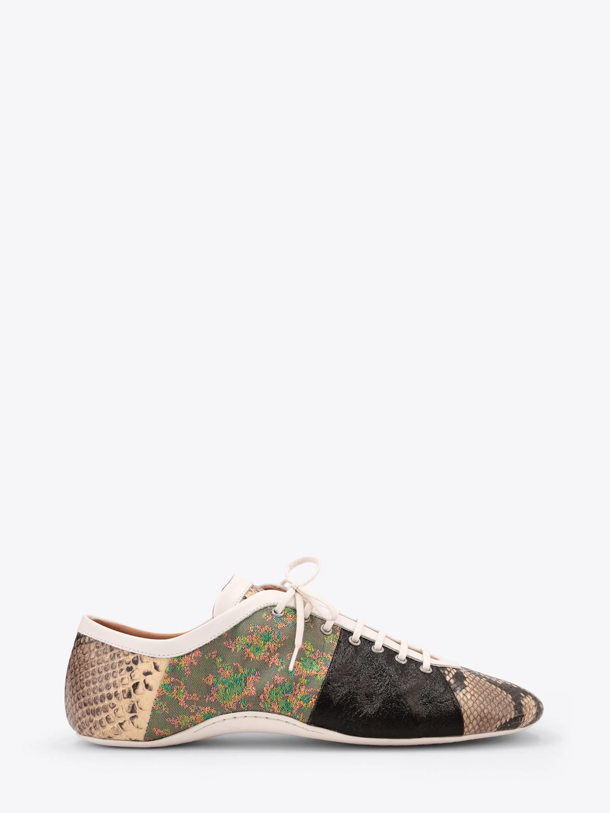 PATCHWORK BALLERINA SNEAKERS - 1