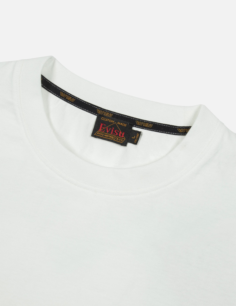 FOAM LINE KAMON AND SEAGULL DAICOCK PRINT LOOSE FIT T-SHIRT 9