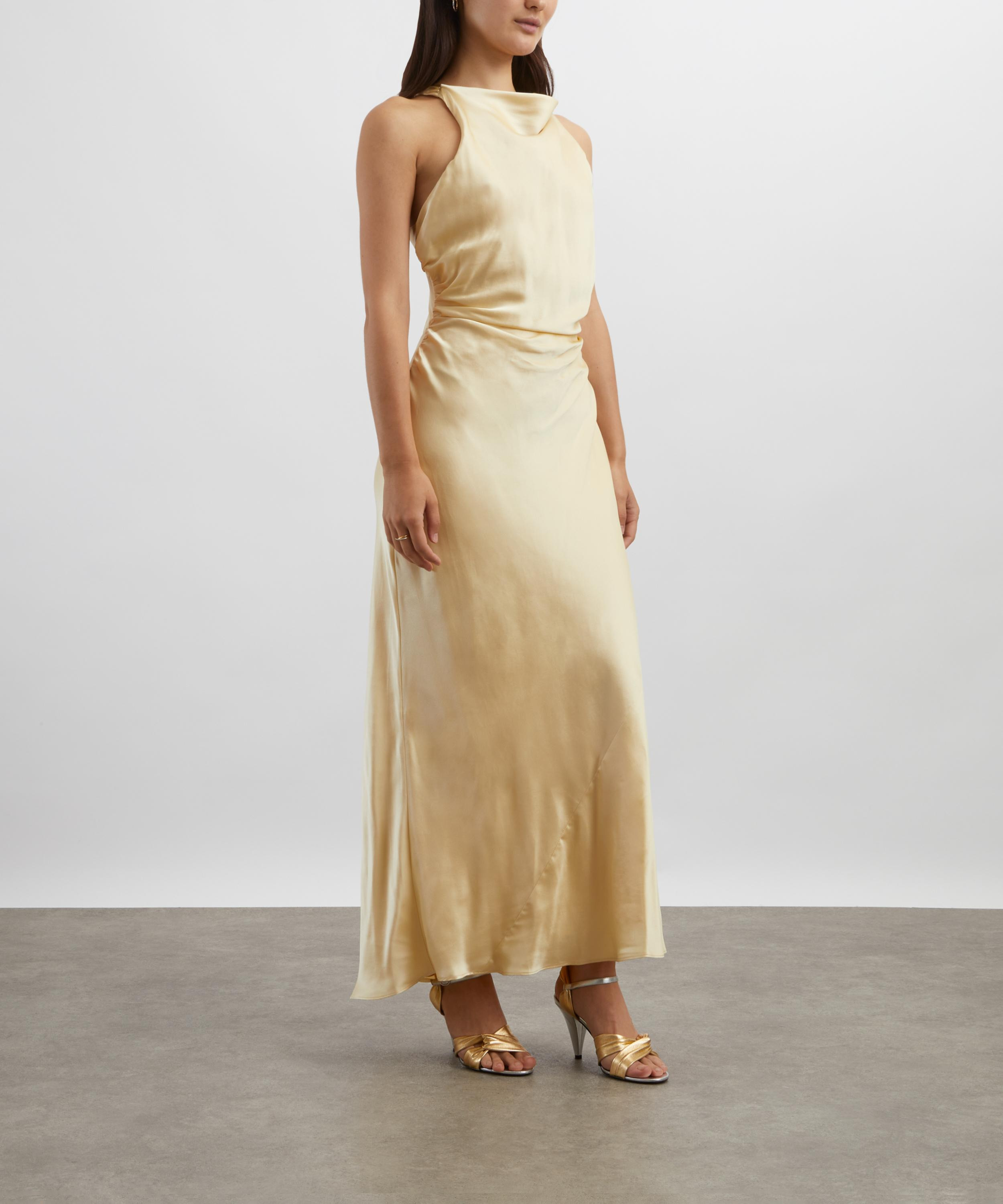 Cassette Blonde Silk Dress - 2