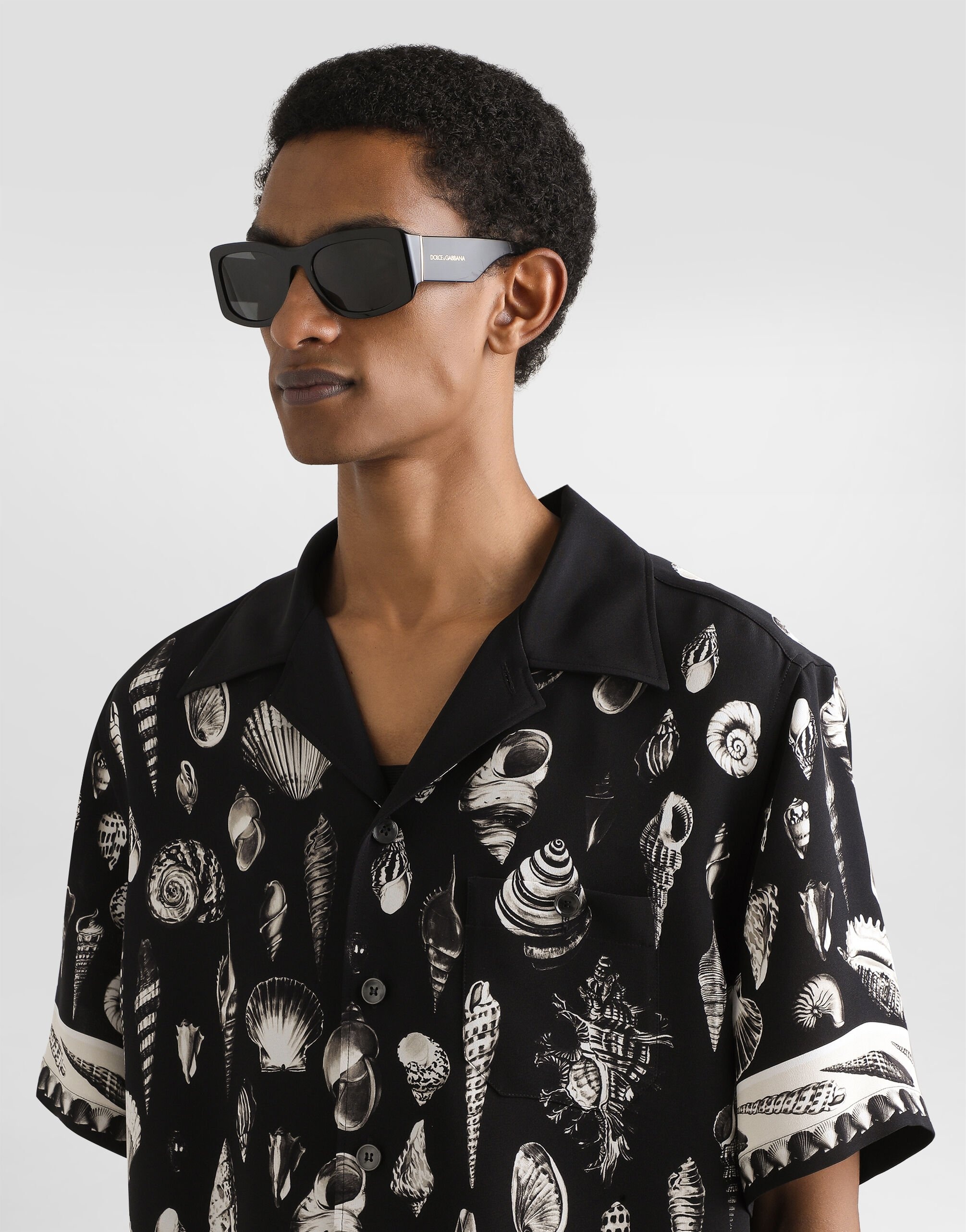 shell-print crêpe marocaine hawaii shirt - 4