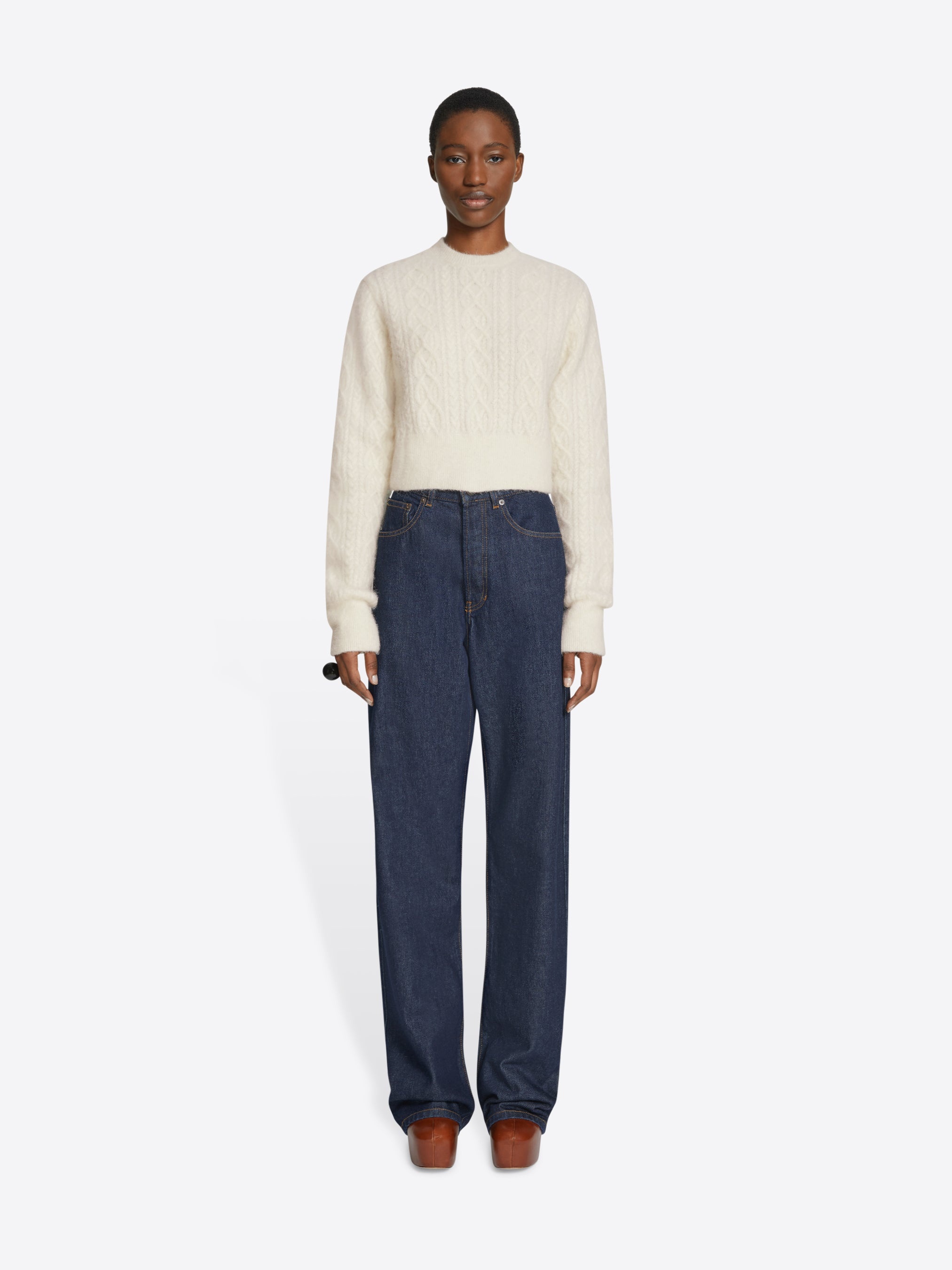 CABLE KNIT SWEATER - 2