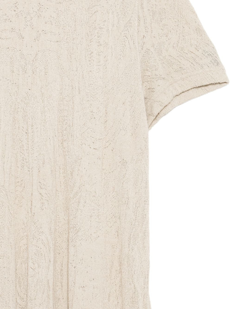 jacquard-weave short-sleeve T-shirt 3