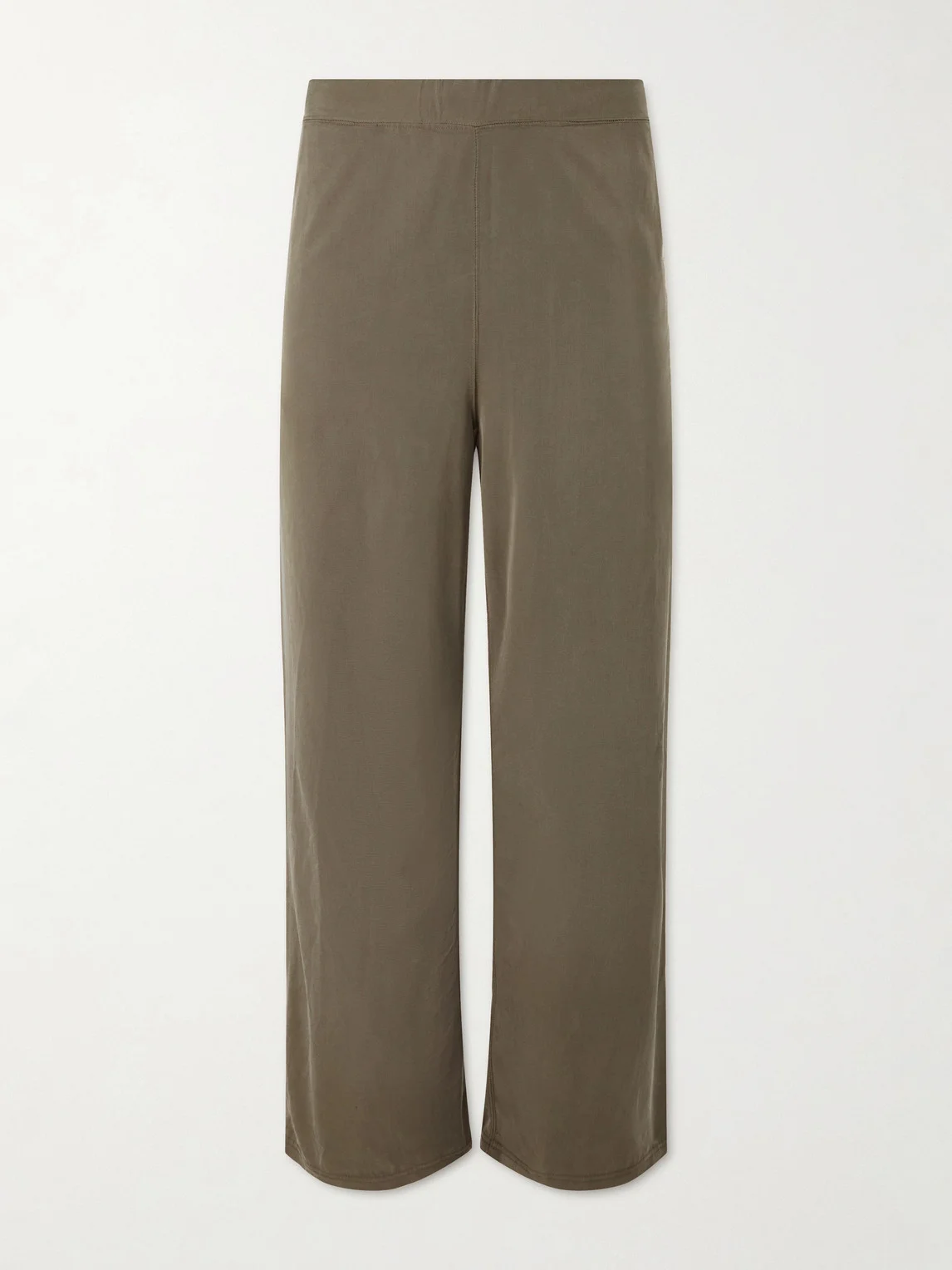 Straight-Leg Twill Trousers - 1
