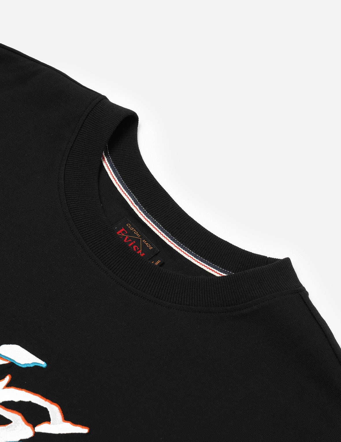 Logo and Kamon Embroidery Loose Fit T-Shirt - 8