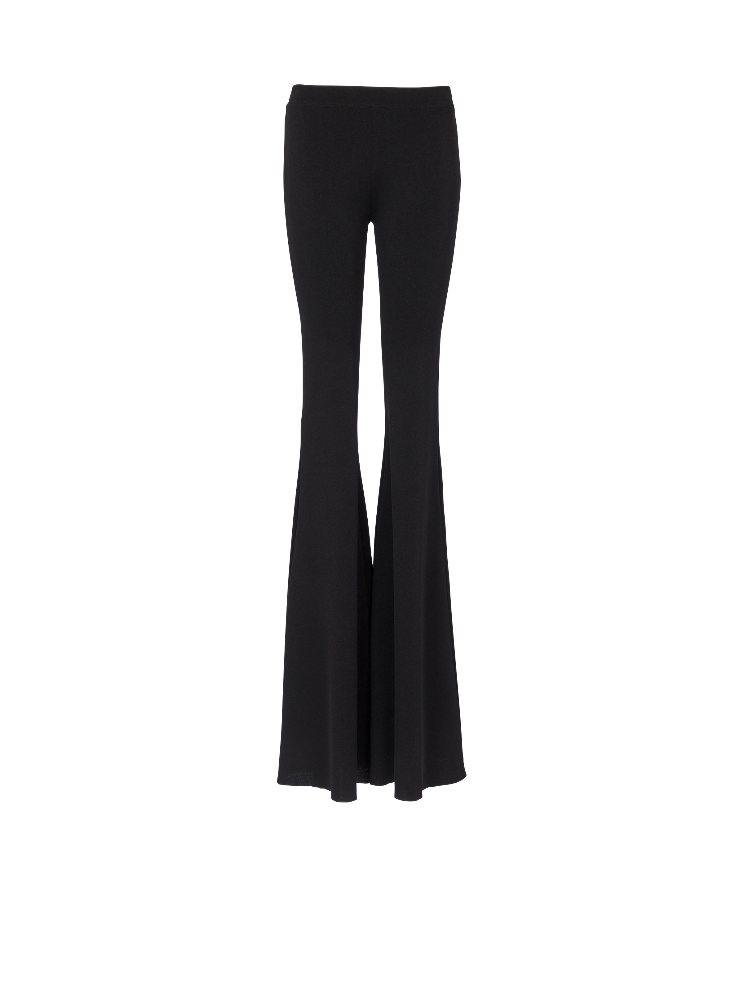 High-waisted flared trousers - 1