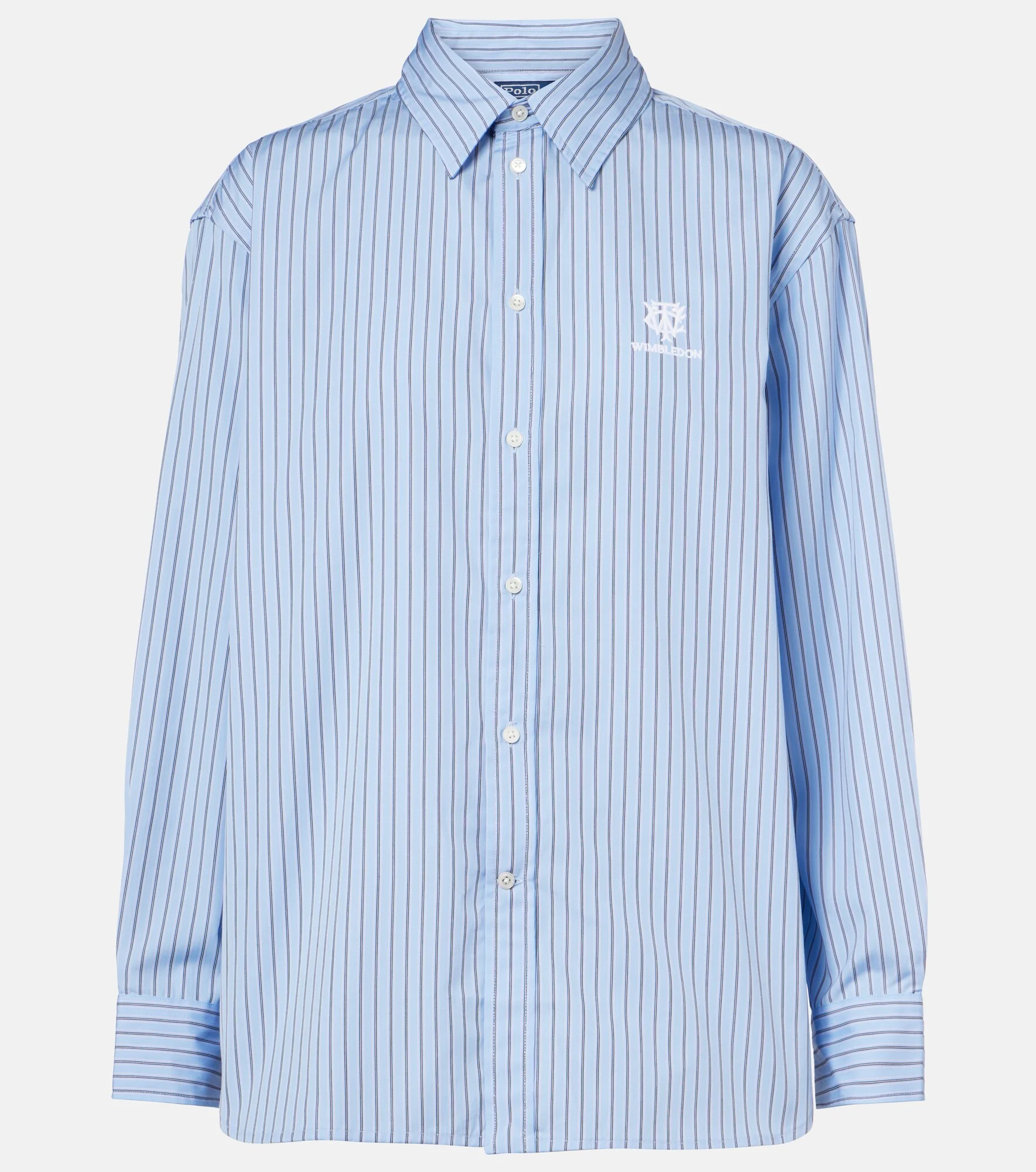 x Wimbledon striped cotton shirt - 1