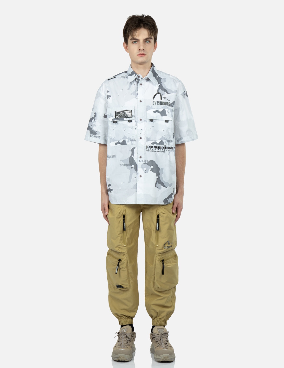 Camouflage Print Short-sleeved Shirt - 5