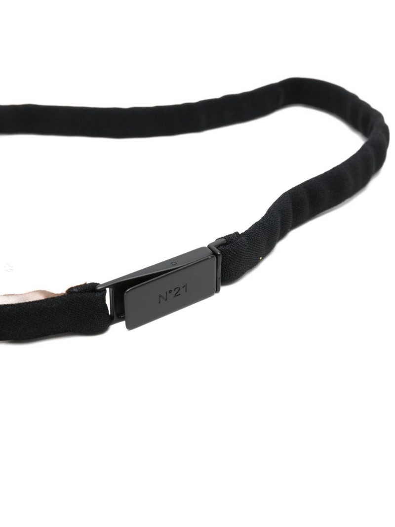 N°21 bow embellished belt outlook