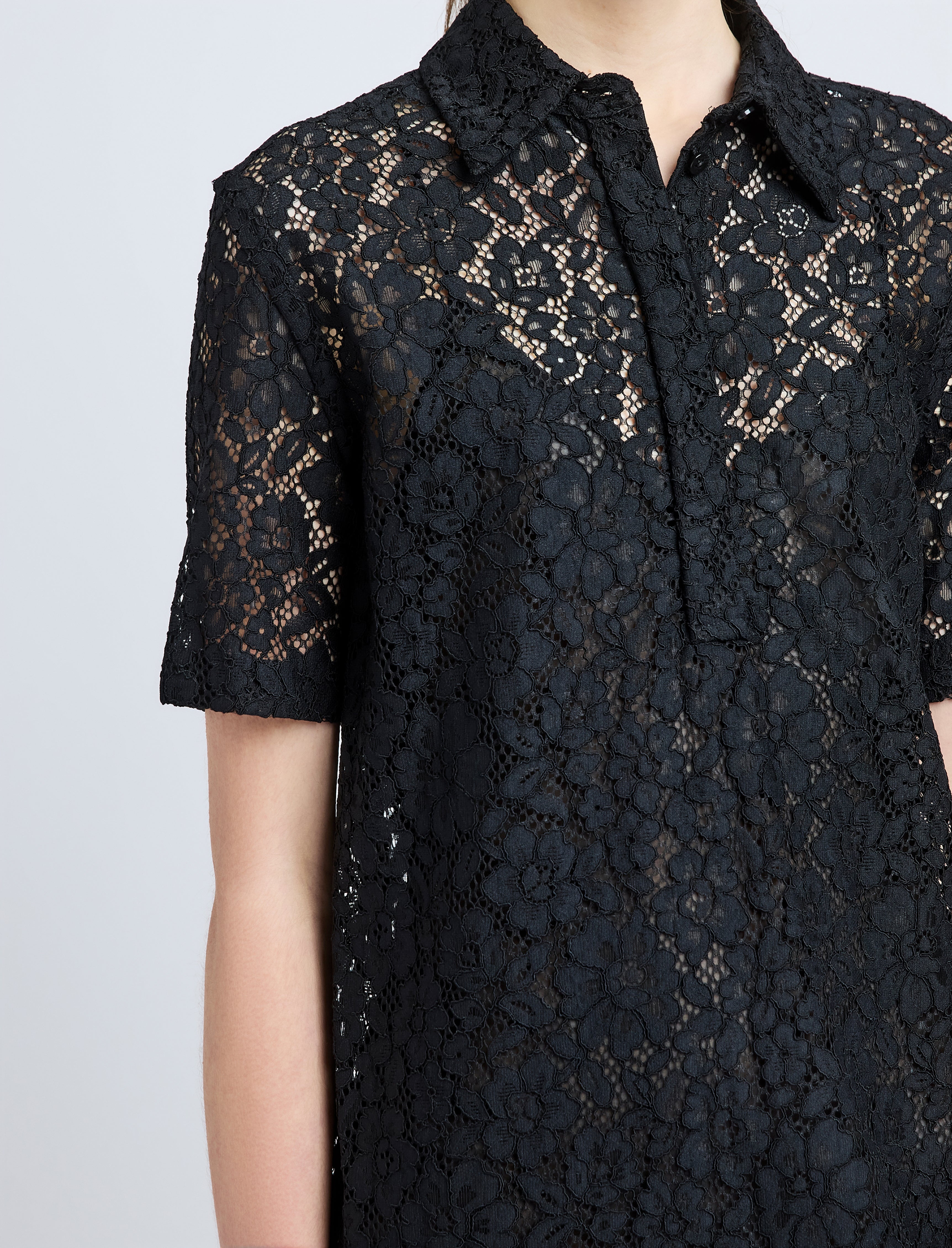 Rainer Dress in Stretch Lace - 5