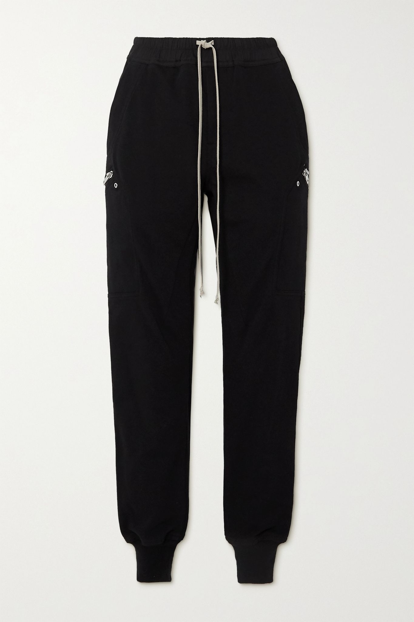 Cotton-jersey track pants - 1