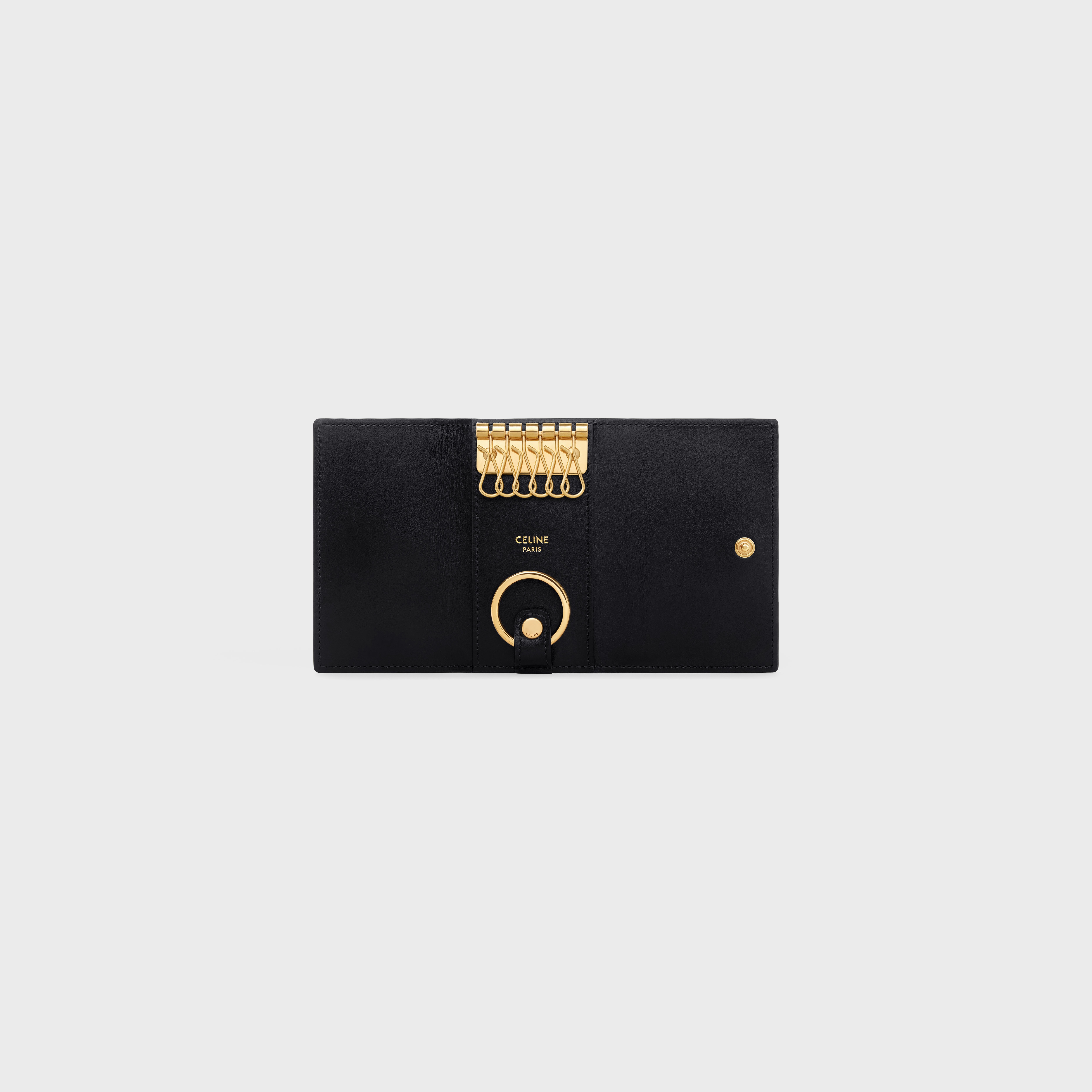 TRIOMPHE KEY CASE in Shiny calfskin - 4