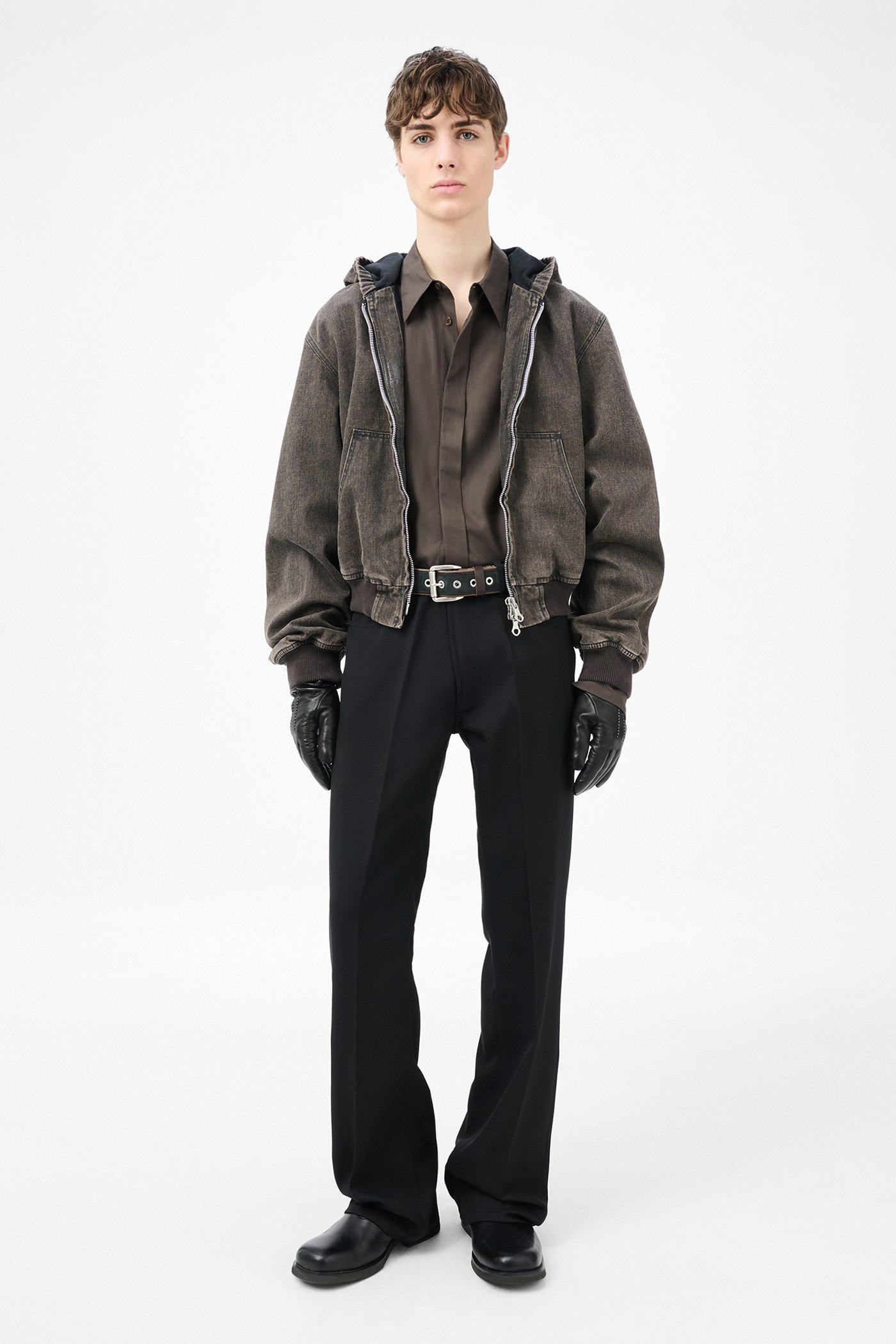 Bank Jacket Black Coated Wash - 2