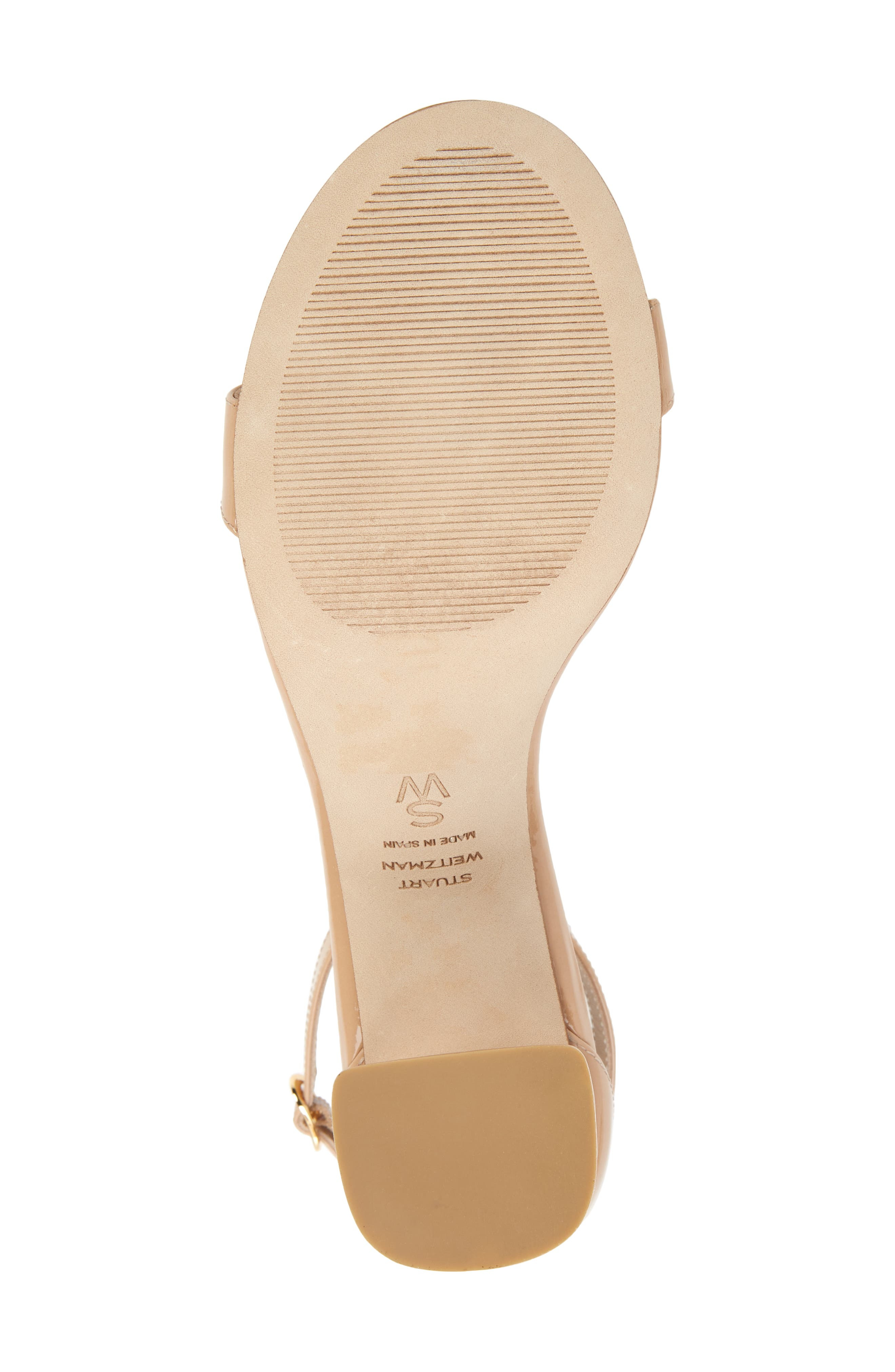Stuart Weitzman Nudistarc 75 Block Sandal in Adobe at Nordstrom - 6