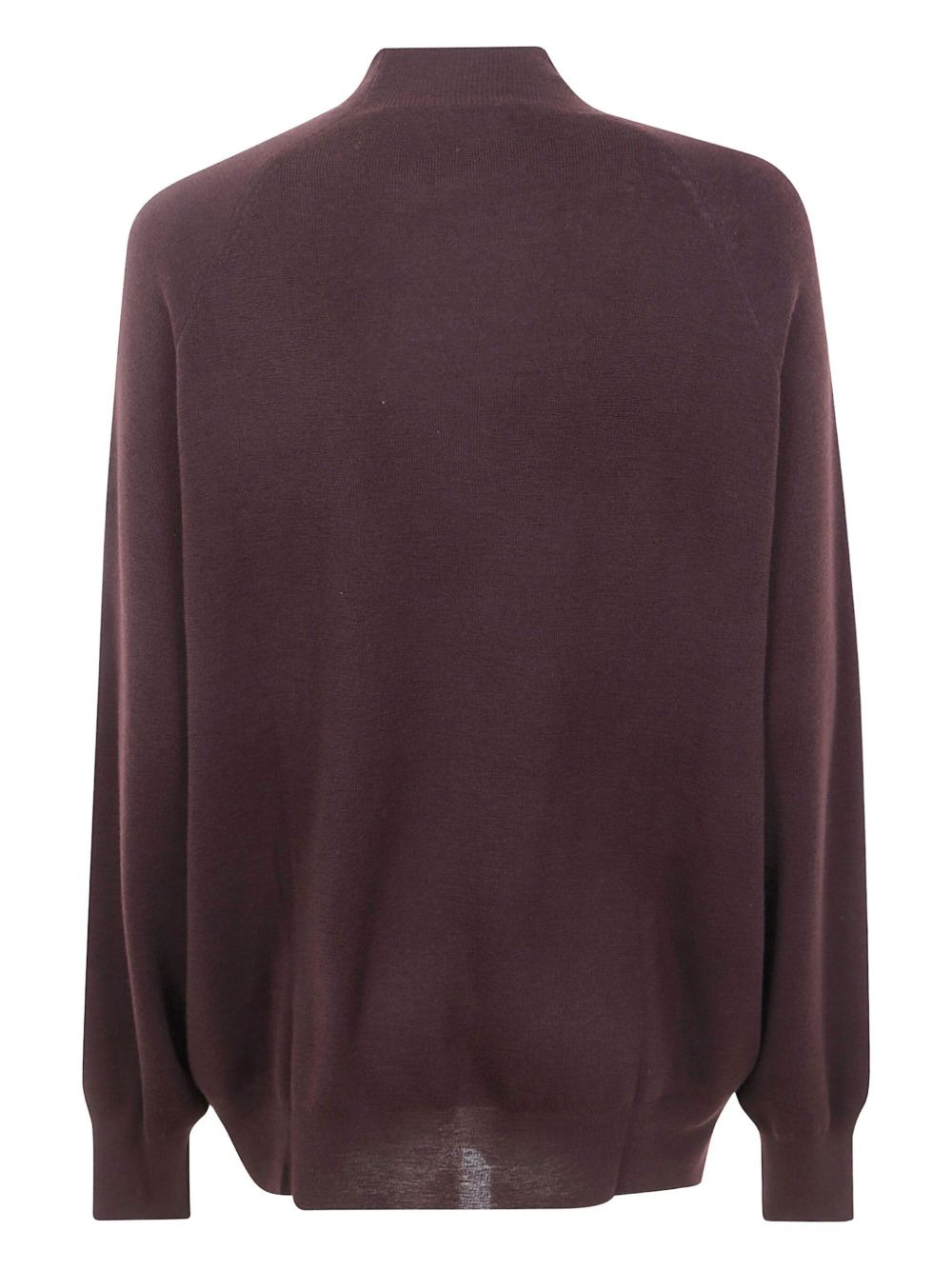 raglan-sleeve wool sweater - 2
