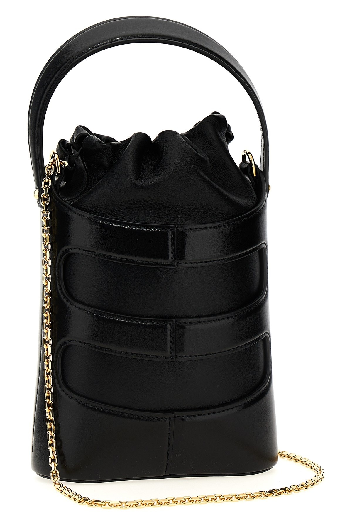 Alexander McQueen 'The Rise Mini' bucket bag | julianfashion