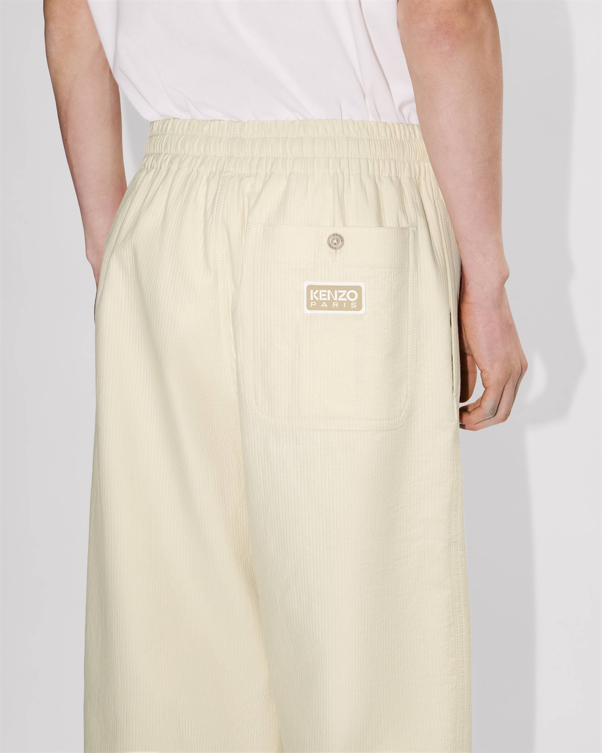 Jogpants in textured cotton - 8