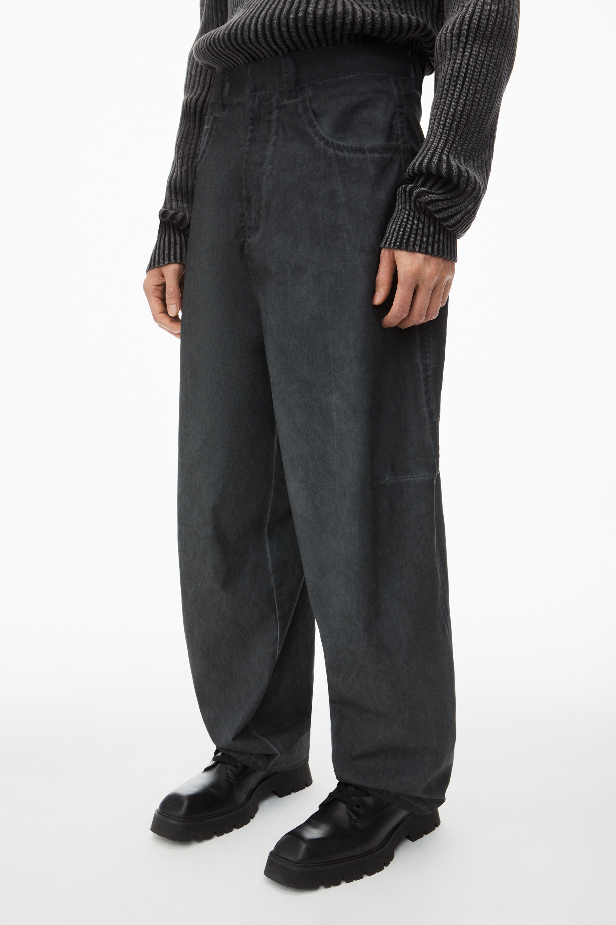 engineered 5 pocket pant in cotton - 3