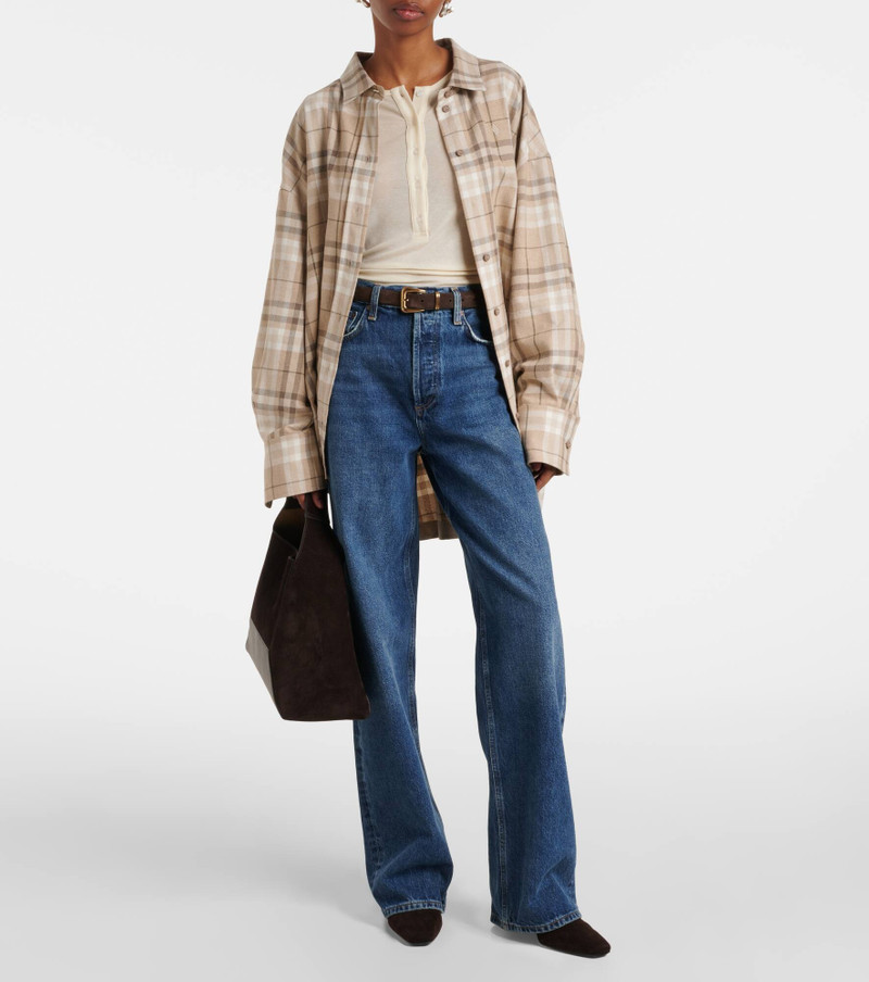 AGOLDE Faustine Henley shirt outlook